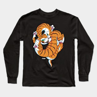 swirly tiger dragon Long Sleeve T-Shirt